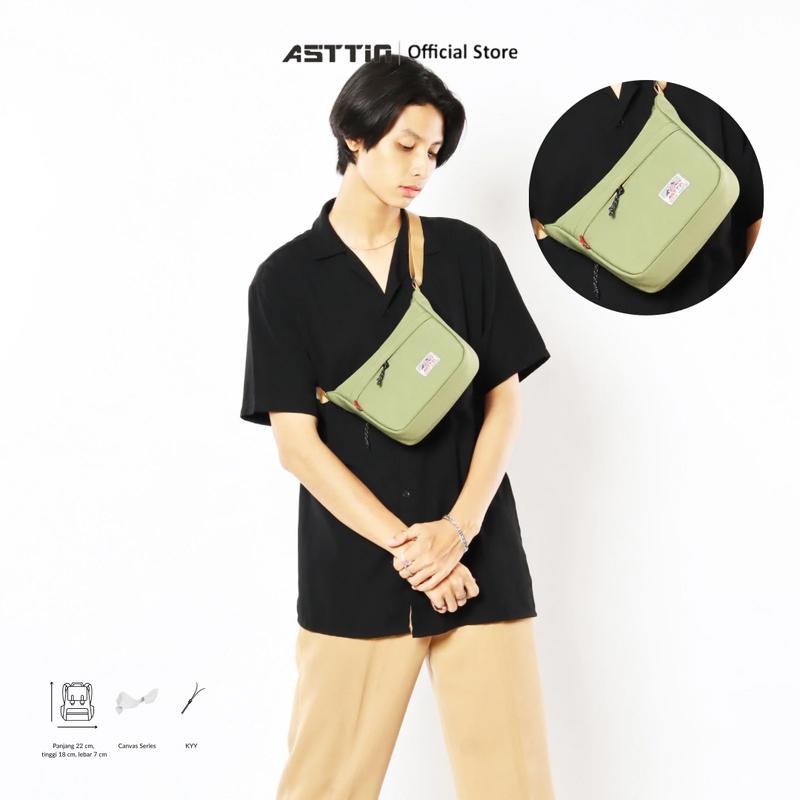 Tas Selempang  Walker RR (Kecil) Uniseks Canvas Series Original Asttin Pria 5