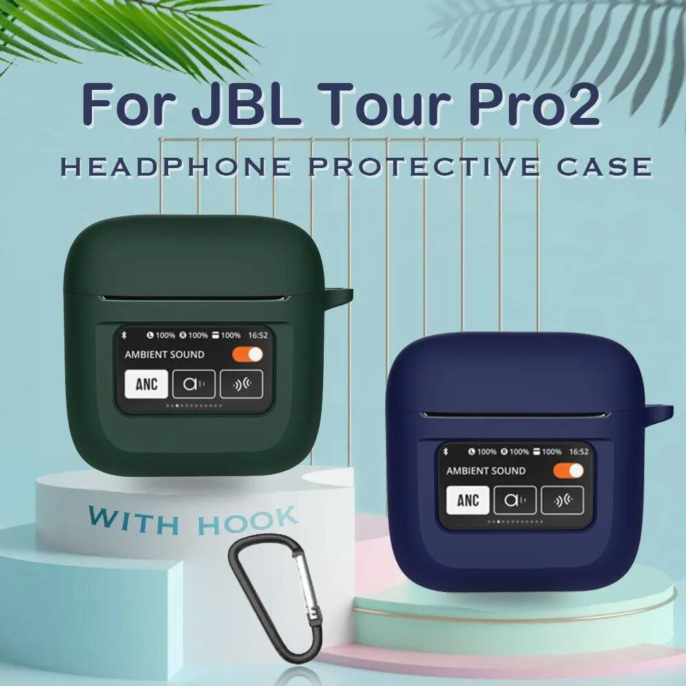 Wireless Earphone Protective Case for JBL Tour Pro 2 Charging-Box Cover Shockproof-Shell Washable Housing Antidust Sleeve