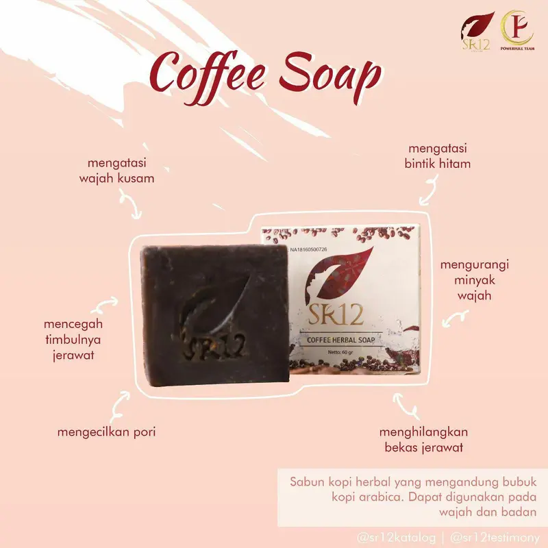 COFFEE SOAP SR12 / SABUN KOPI SR12 0