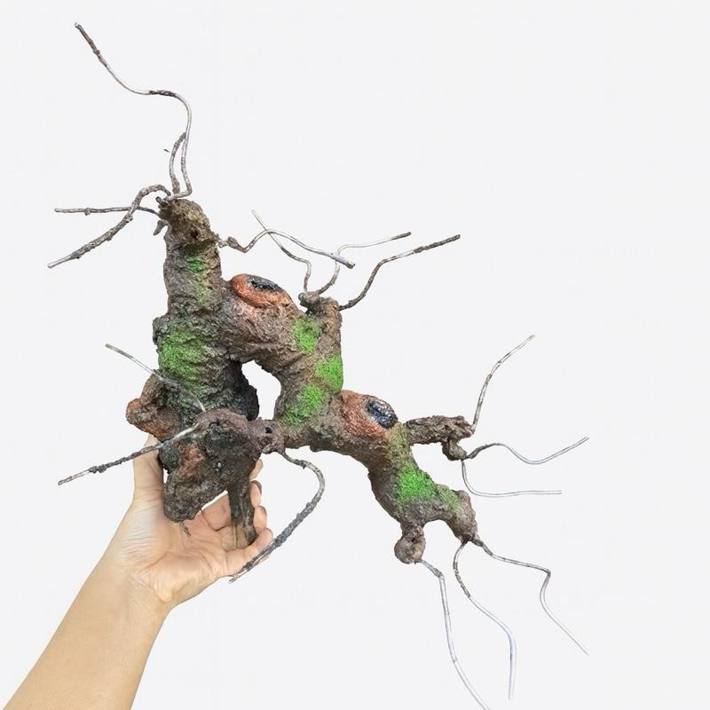  Thân cây giả dáng Thác nước thác đổ làm hoa mai đào hoa Handmade trang trí nhà cửa S0279 