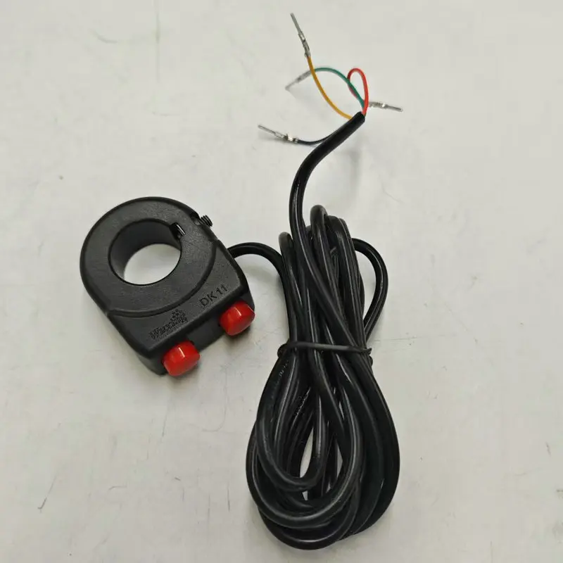 Electric vehicle motorcycle accessories modification control headlights horn two function switch handlebar pipe diameter universal
