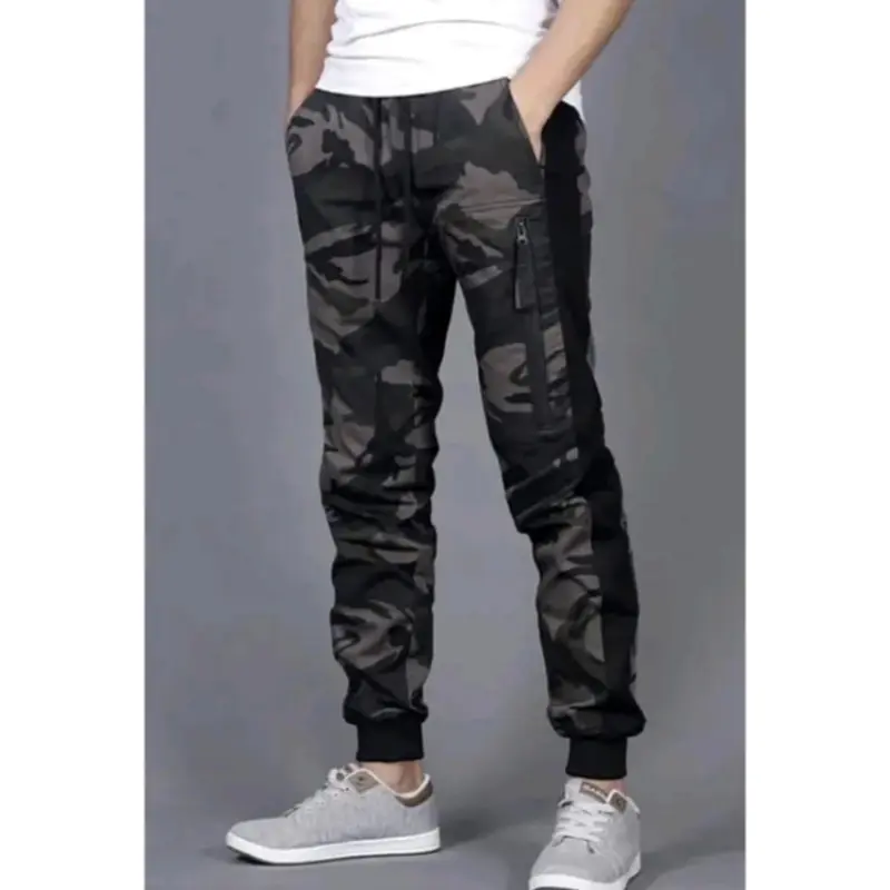 Celana Panjang Jogger Pria Army Loreng Standar Jumbo 3