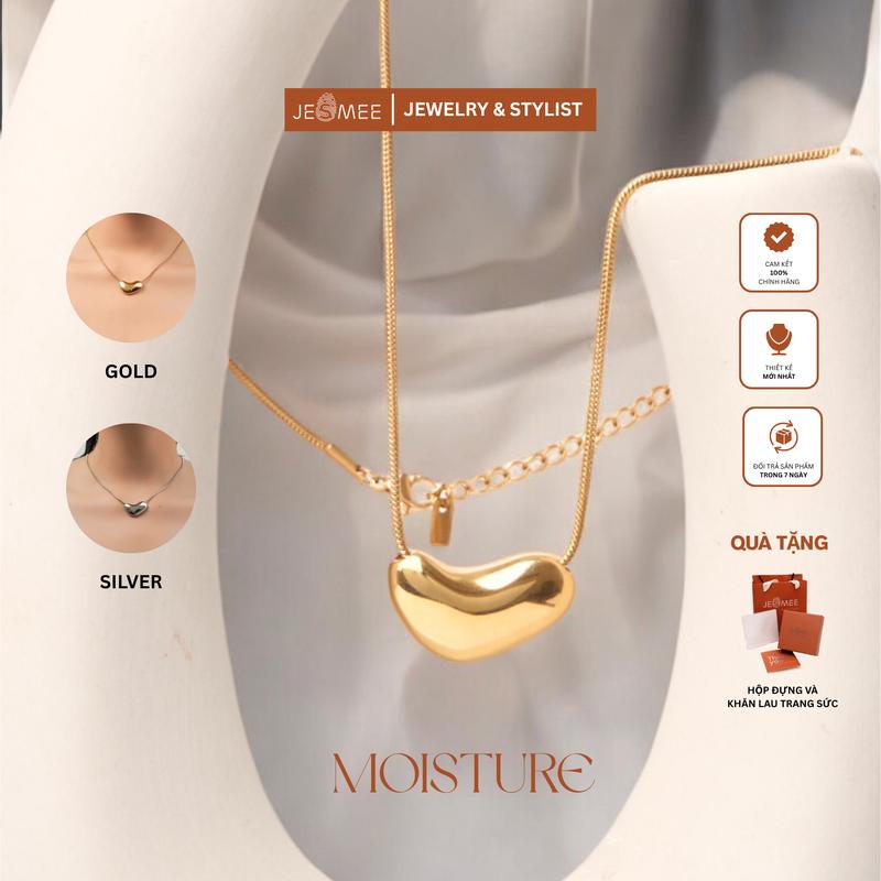 Vòng Cổ Nữ Charm Trái Tim Thanh Lịch Moisture Jesmee - N25026