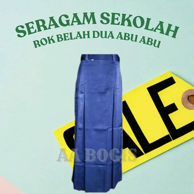 Seragam Sekolah Rok Span Belah Dua Depan SMP/SMA High Twist 1
