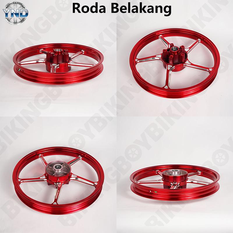 Velg Racing Rims Ring 17 CNC 1.6x17 Plug & Play - 1 Set Siap Pakai untuk Yamaha MX King 150 | 4 Hole Depan & 5 Hole Belakang,BIKINGBOY Velg Racing Rims Ring 17 CNC 1.6x17 Plug & Play - 1 Set Siap Pakai untuk Yamaha MX King 150 | 4 Hole Depan & 5 Hole Belakang,BIKINGBOY