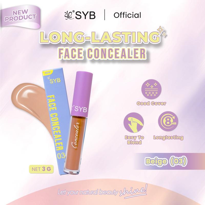 NEW SYB FACE CONCEALER LONG LASTING [Concealer dengan 3 pilihan warna] 3