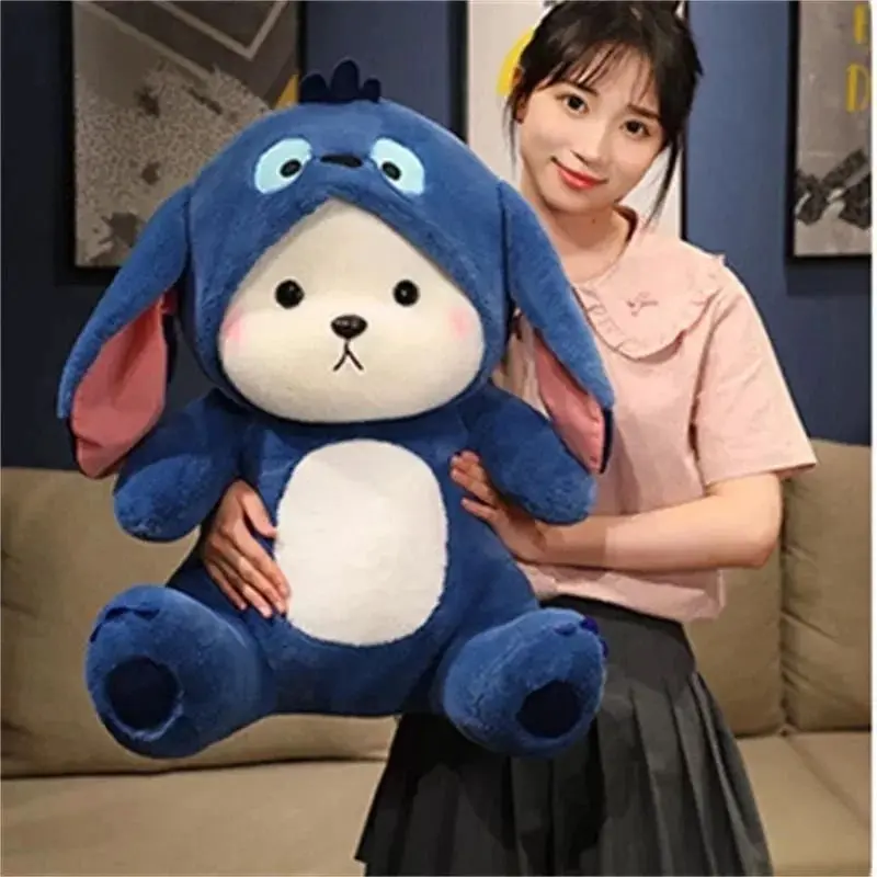 60cm Boneka Teddy Bear Custom Stitch Lotso bahan plush halus dan lembut Dolls Toys Hadiah