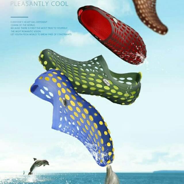 Sepatu Sandal Pantai Aqua Shoes Sendal Air Water Shoes Sepatu Jaring Sepatu Olahraga Air Outdoor 2