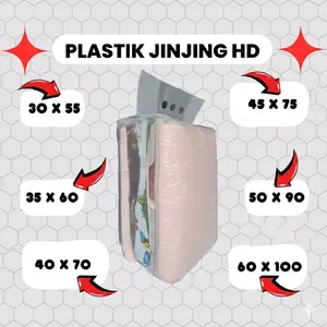 Plastik HD Jinjing Laundry –Plastik Laundry 3 Jari Ukuran 30 35 40 45 50 60 Kuat, Tebal & Praktis