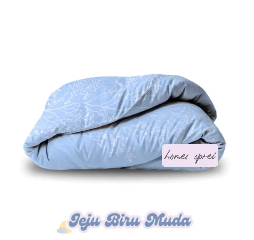 Bedcover Only Tanpa Sprei Full Dakron Bahan Katun Lembut Bisa Dicuci Hitam 200x220 150x220 120x200