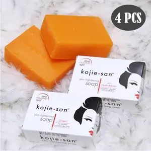 ( 4 Pcs ) Sabun Pemutih Kojiesan Kojie San Kojic Acid 65gr - Cleanser, Facial