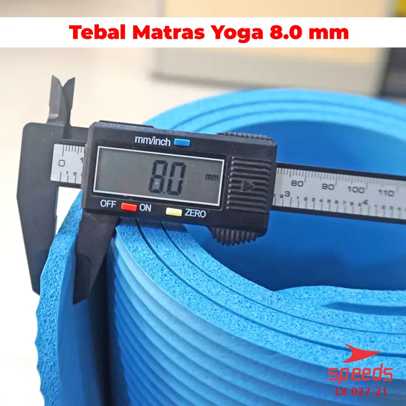 SPEEDS Matras Yoga Mat Karpet Spons NBR 8mm Alas Senam Dan Fitness Busa LX 027-21 3