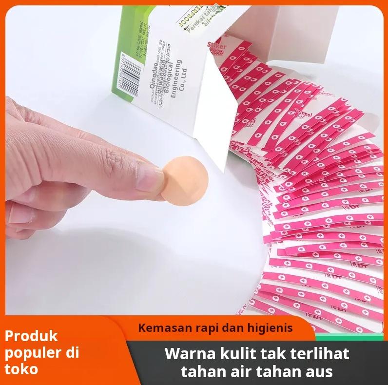 Product Introduction of Tambalan tahan air bulat tempelan jerawat mini warna kulit tak terlihat pelindung tumit tempelan concealer anti aus tangan 3
