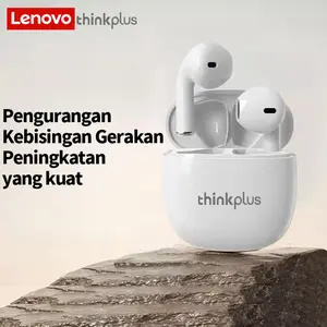 Lenovo thinkplus  TWS Bluetooth Earphone Headphone Nirkabel Mini Olahraga Headset Earbud Musik Earpieces Untuk iPhone Xiaomi Huawei Redmi