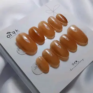 Yellow Moonlight Nail art