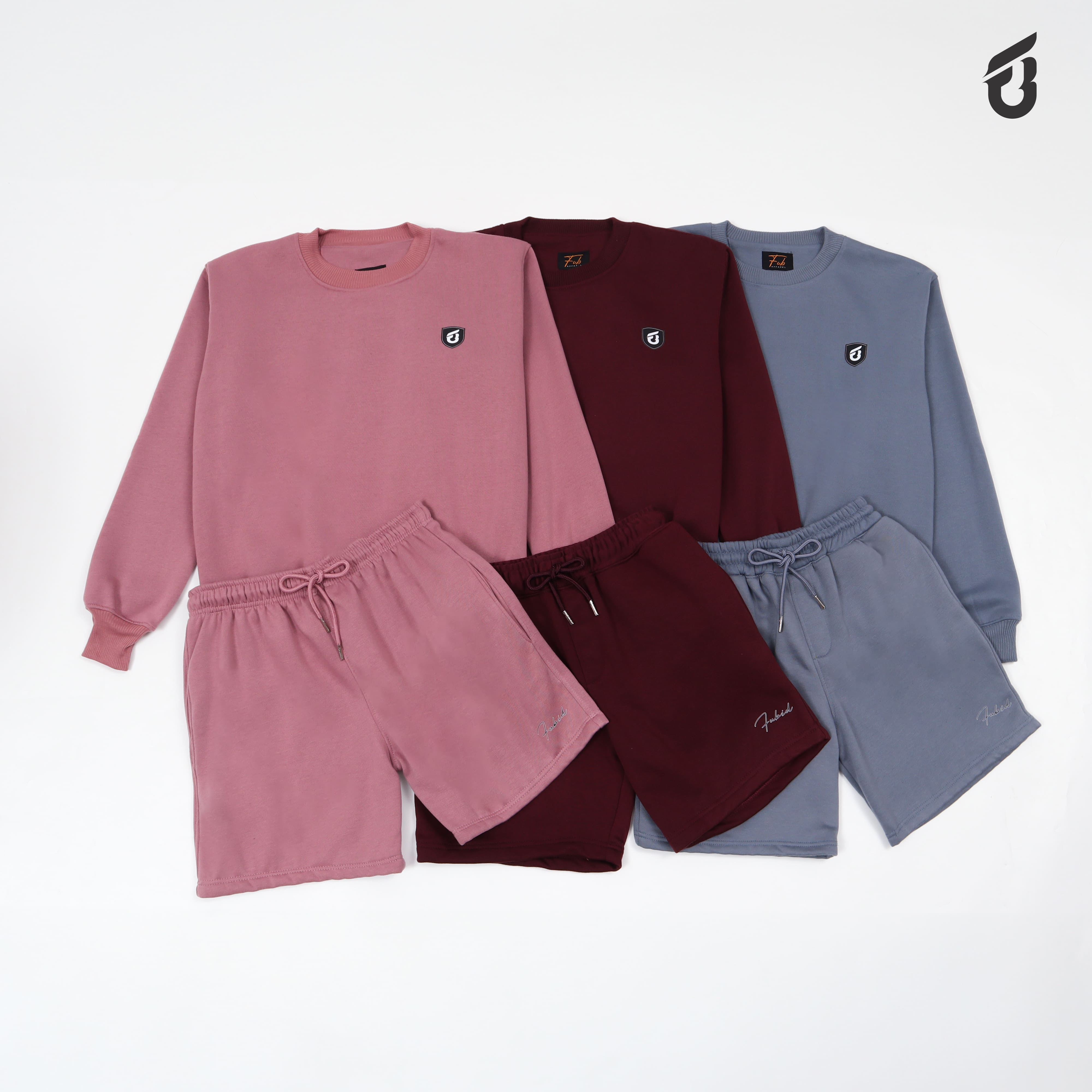 (Beli Lokal) V3 Satu Stel FUB Crewneck Broadshort Premium Unisex