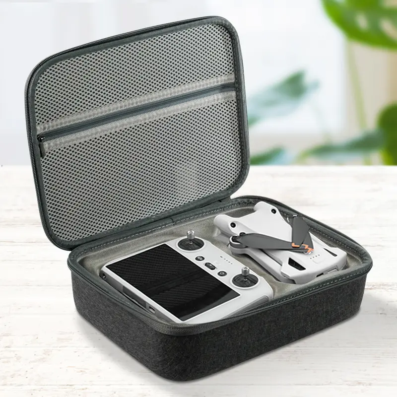 ALLOYSEED Tas Drone Hard Shell Storage Bag for DJI Mini 3 Pro - AS26 Terbaru Accessories Remote 4