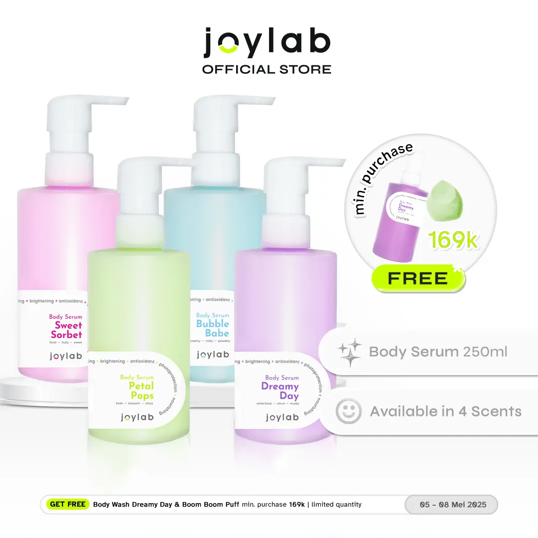 JOYLAB - Body Serum 250ml | Brighten and Hydrate Your Skin Antioxidant Moisturizing Brightening Photoprotection Nourishing Lotion