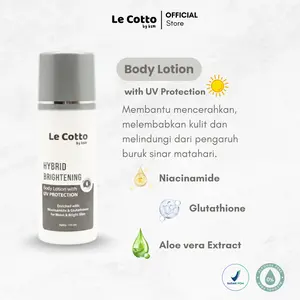Le Cotto - Body Lotion with UV Protection + Instan Tone Up