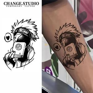 Hình Xăm Tạm Thời, Thiết Kế Hình Xăm Naruto, Không Thấm Nước Và Chống Trơn Trượt, Kéo Dài Trong 15 Ngày. Miếng Dán Hình Xăm