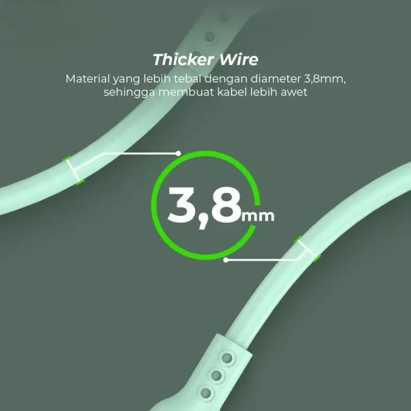 Kabel Data O Like (Satuan) Type-C 2.4A Fast Charging Original 1M 2