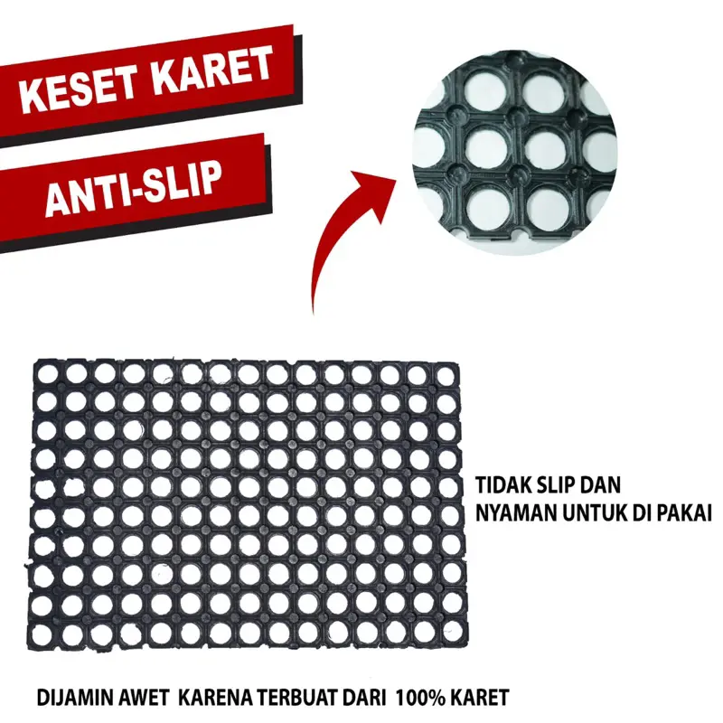 Keset Karet RINGMAT anti licin