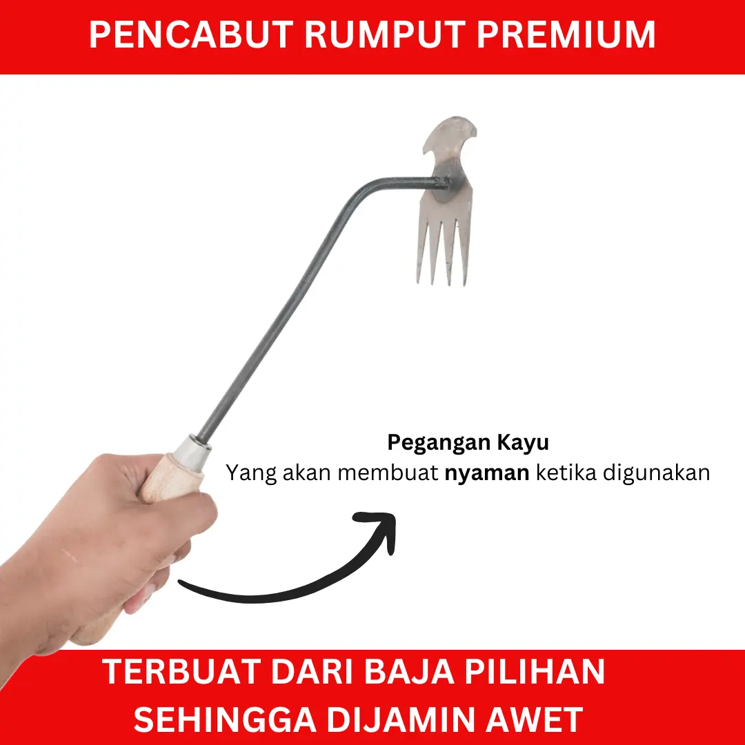 Alat Pencabut Rumput Liar Sampai ke Akar 2in1 , cocok untuk di paving block