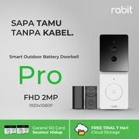 Gambar RABIT SMART DOOR BELL WIRELESS IP CAMERA CCTV WIFI OUTDOOR WATERPROOF ULTRA WIDE ANGLE TANPA KABEL FHD 2 MP BEL PINTU KAMERA STATIS 140 DERAJAT BISA KOMUNIKASI DUA ARAH DAN BATERAI TAHAN HINGGA 6 BULAN - 1 Bell No SD Card dari Rabit Smart Home Kota Administrasi Jakarta Barat 1 Tokopedia