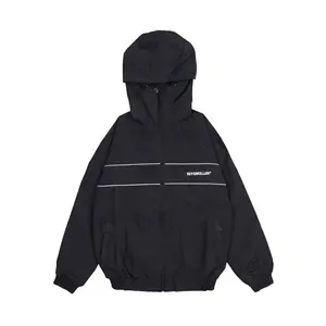 Jaket Tracktop Tracksuit Cindung Original Bahan Parasut Premium JN Waterproof Pria Wanita Unisex Sport Tebal Hitam Outdoor Keren Distro Basic Parka Bomber Casual