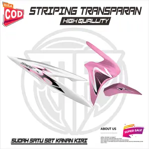 STRIPING VARIASI TRANSPARAN HONDA BEAT GEN 2 2024  STICKER CUSTOM MOTIF SIMPEL VIETNAM RASING MURAH STRIPING MOTOR HONDA BEAT
