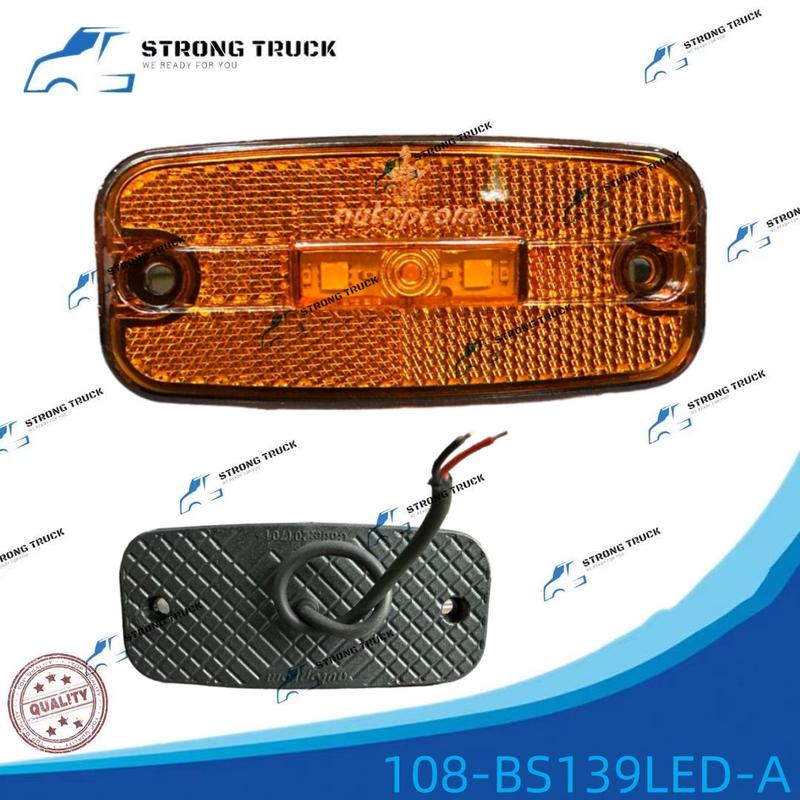 BUS M10B AMBER/RED/WHITE LED SIDE LAMP 24V E-MARK - TikTok Shop Malaysia