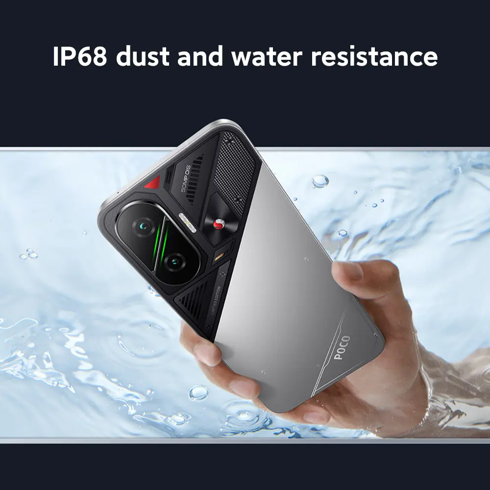 POCO F7 (12/512GB) | Snapdragon 8s Gen 4 | 6500mAh with 90W HyperCharge | 6.83" 1.5K 120Hz AMOLED display | 50MP dual camera with OIS | IP68 dust and water resistance [Official Store]