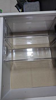 Product Review of Ins Transparent Phone Case Organizer Storage Box Desktop Acrylic Sundries Storage Basket Cosmetics Small Rack Light Plastic from J**h K**o 1