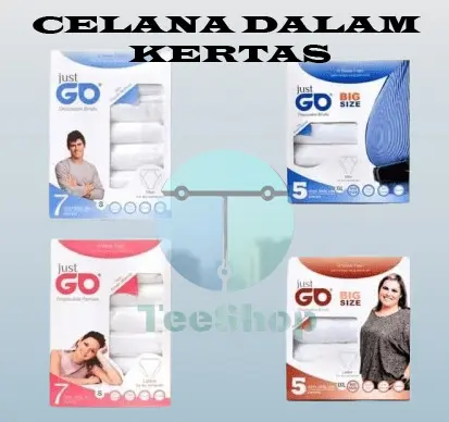 CELANA DALAM DISPOSIBLE PANTS WANITA KERTAS CELANA DALAM PRIA DAN WANITA SEKALI PAKAI JUST GO
