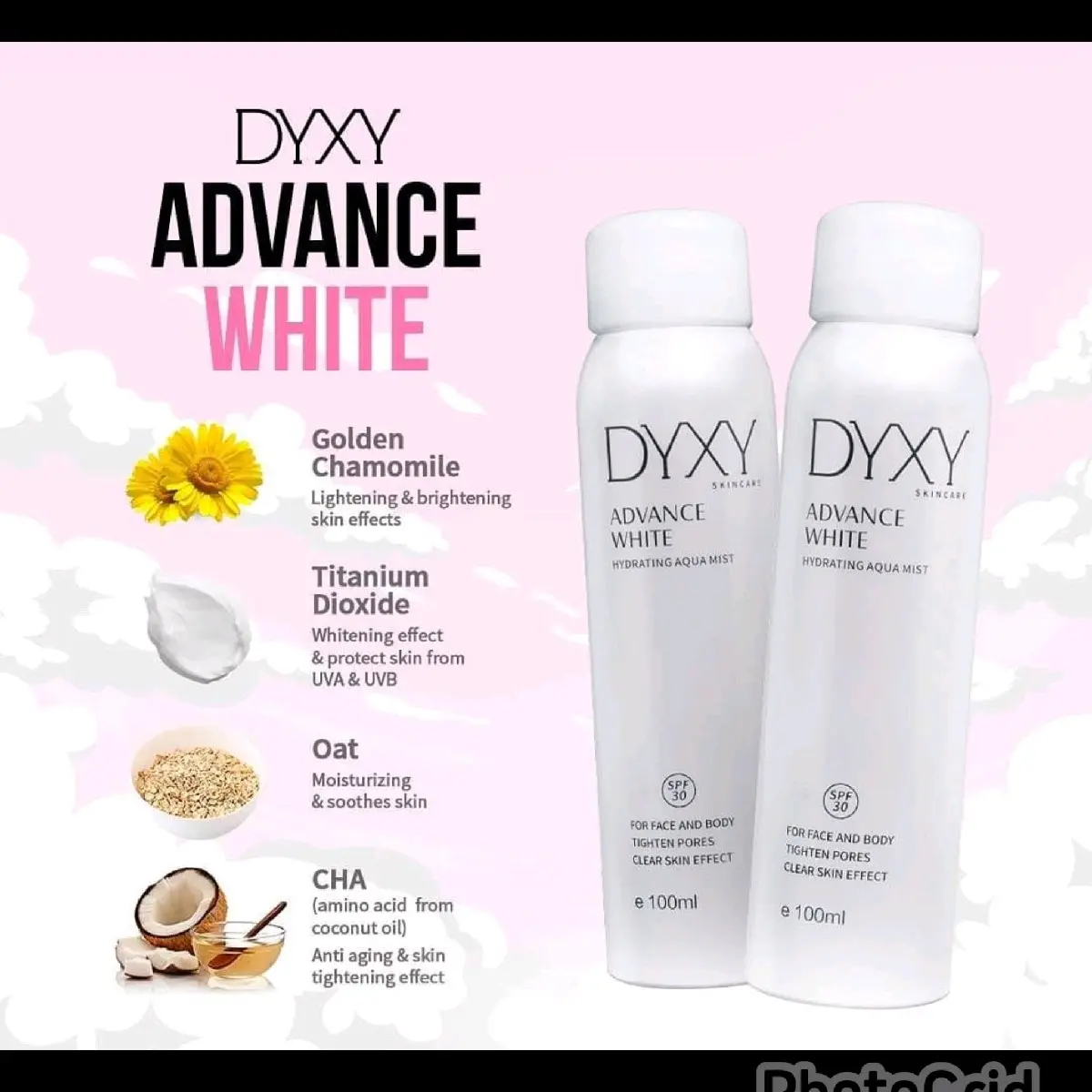 DYXY Advance White Mist Hydrating Whitening All Skin Types