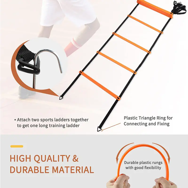Agility Ladder/Pelatihan Kecepatan/Alat Buat Latihan Bola 7
