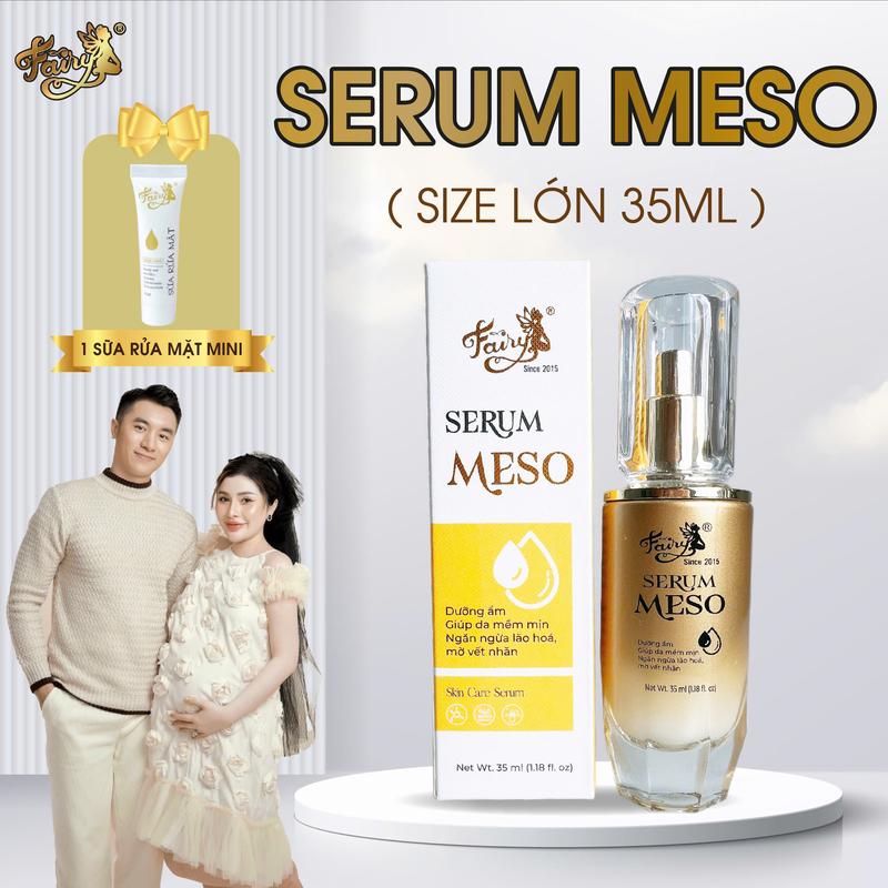  Tinh Chất SERUM MESO  Size Lớn 35ml  Tặng Sữa Rửa Mặt mini 