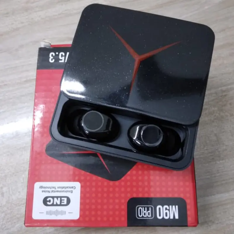 Headset Bluetooth TWS Pro Gaming LED Powerbank Headphone 5