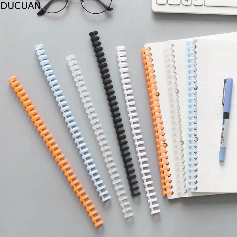 DUCUAN Xoắn ốc Anbum Binder Clip ràng buộc Binding Combs Vòng tròn 30 lỗ Sổ lưu…
