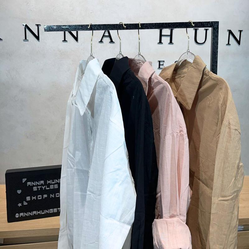Olivia Shirt (Kemeja atasan wanita casual) 1