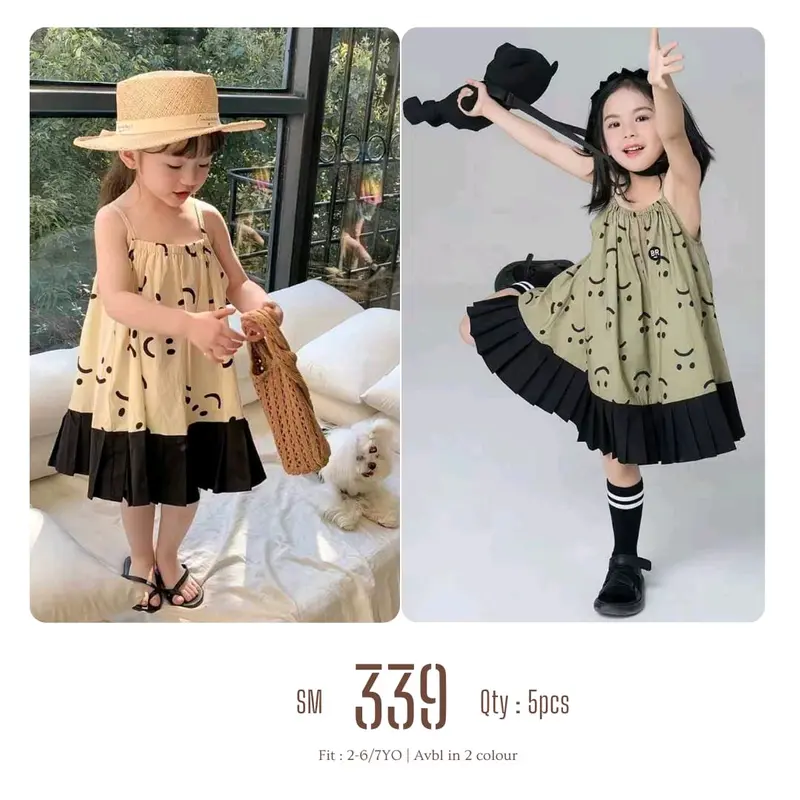 Semi Dress import Anak Perempuan umur 2-8 Tahun 1