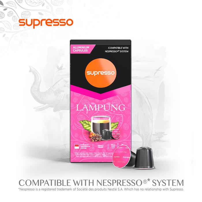 Gambar Supresso Lampung Coffee Capsules / Kopi Kapsul | Nespresso Compatible dari INDRACO Store Kab. Gresik Tokopedia