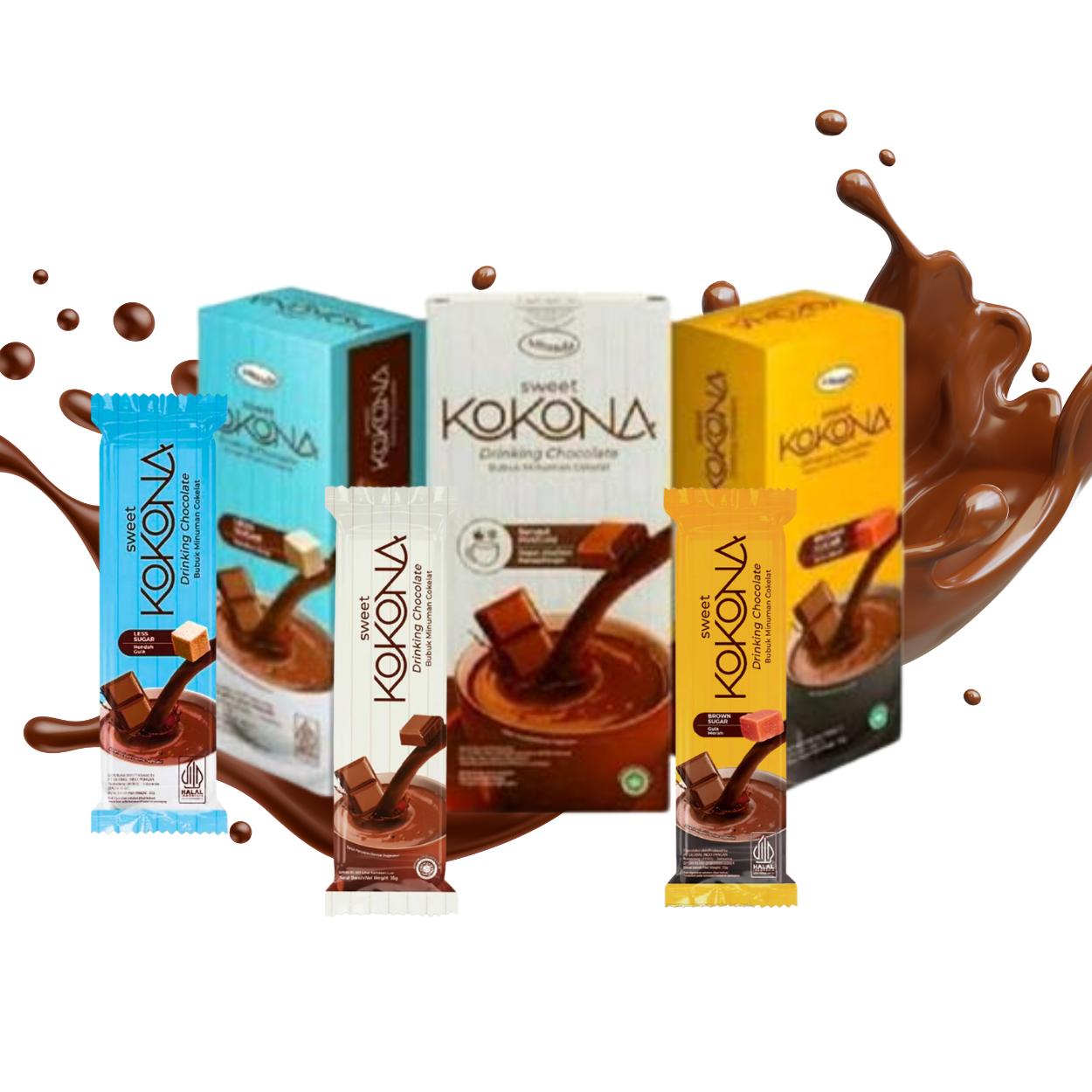 Sweet Kokona by AMANDA Cocoa Powder Drink Minuman Bubuk Mengandung Cokelat Berkualitas Premium Taste