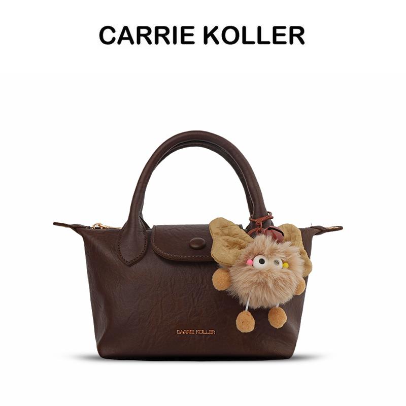【CARRIEKOLLER】 Tas Selempang Retro Wanita Tas Bahu PU Women's Shoulder Bag
