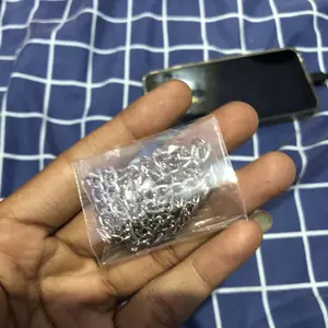 Kalung Titanium Pria Motif Rantai Bahan Anti Karat