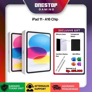 Apple iPad 11th Gen 2025 11" Inch 512GB 256GB 128GB WiFi Only iPad A16 Chip Blue Silver Pink Yellow Resmi Apple