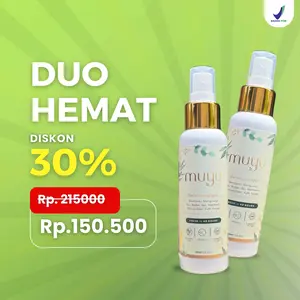 Deodorant Whitening [ DAPAT 2 BOTOL ] Bebas Alkohol Lokal - Memutihkan Ketiak -48 jam anti Bau