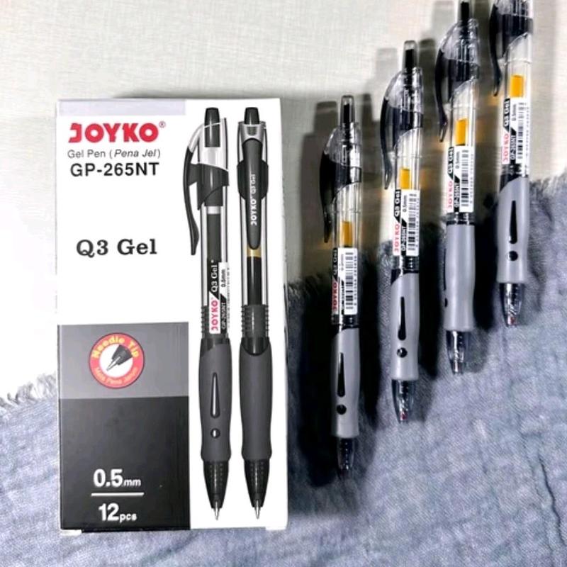 Pulpen Joyko Needle Tip Q3 Gel GP-265NT (TINTA HITAM) - Stationery 5