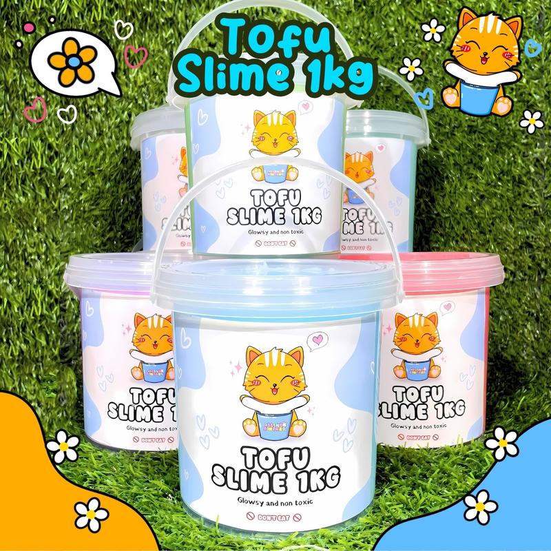 SLIME TOFU 1000 ML || SLIME TOFU 1000 ML TERMURAH || SLIME TERCANTIK || SLIME BAGUS || SLIME BERKUALITAS || SLIME TERMURAH 0