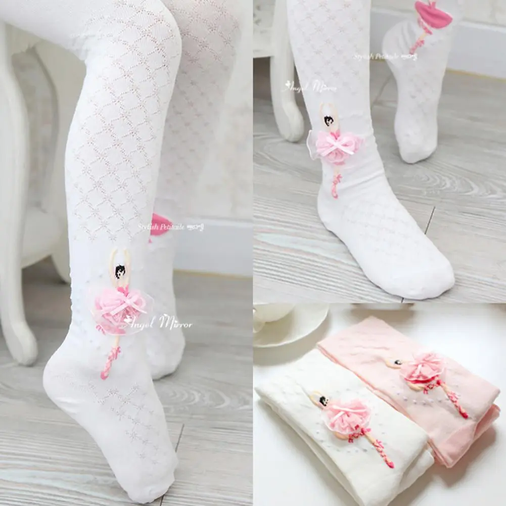 Quần Tất Co Giãn Cho Bé Gái Và Trẻ Em, Tất Múa Ba Lê Cho Bé Gái, Quần Tất Công Chúa, Quần Tất Cotton, Hàng Dệt Kim Khiêu Vũ Từ 4 Đến 12 Tuổi # 450126